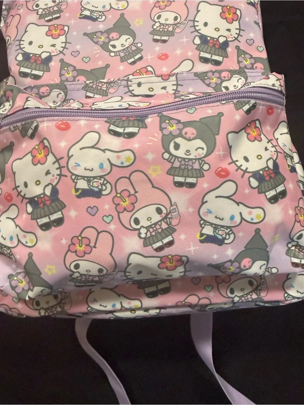 Sanrio Hello Kitty and Friends Kuromi My Melody Kogyrau 17” Backpack | NWT